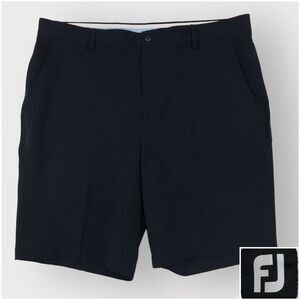 Footjoy FJ Chino Golf Shorts Men's Size 40 Navy‎ Flat Front Stretch Casual